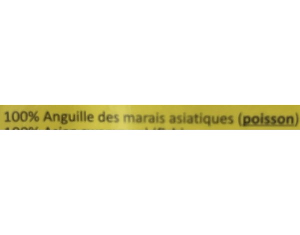 ANGUILLE COUPE ****