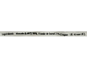 BROCHETTE DE BOEUF AU FROMAGE HALAL 50 P. ****