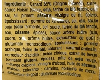 CANARD LAQUE ENTIER ****