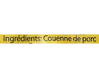 COUENNE DE PORC EN FILAMENTS ****