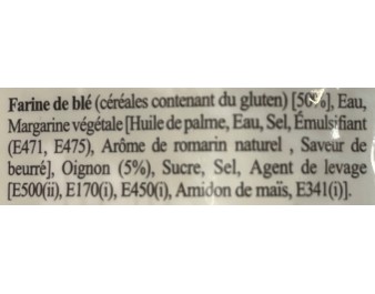 CREPE CROUSTILLANTE A L’OIGNON 5 P. ****