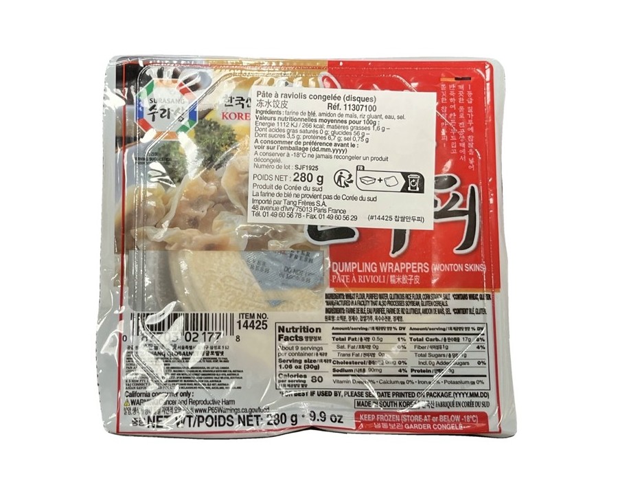 CREPE DE BLE POUR GYOZA ****