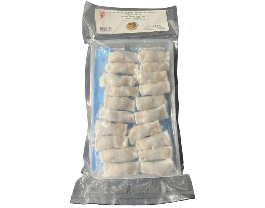 CREPE DE RIZ AUX CREVETTES 40 P. (BANH CUON) ****