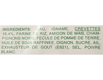 CREPE DE RIZ AUX CREVETTES 40 P. (BANH CUON) ****