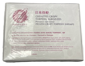 CREVETTES PANEES TORPEDO 16/20  ****