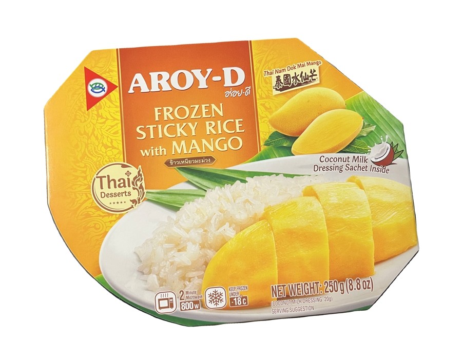 DESSERT AU RIZ GLUANT A LA MANGUE ET LAIT DE COCO ****