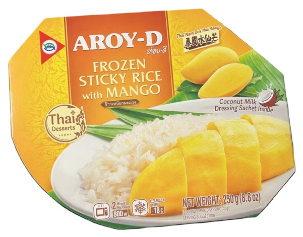 DESSERT AU RIZ GLUANT A LA MANGUE ET LAIT DE COCO ****