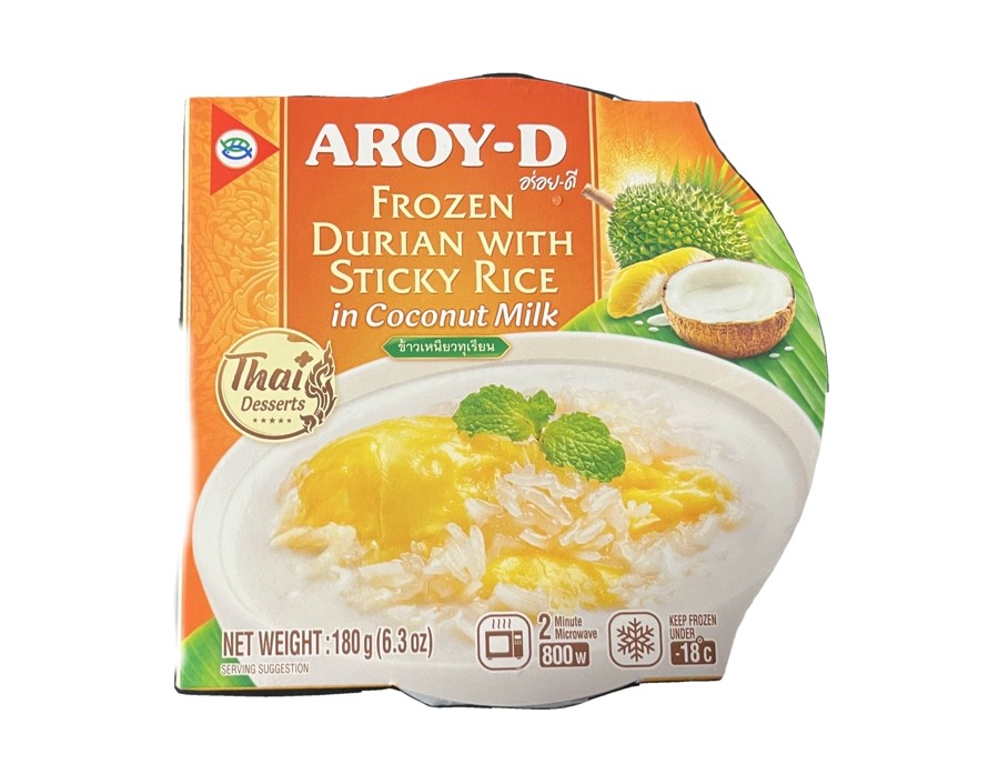 DESSERT AU RIZ GLUANT ET DURIAN AU LAIT DE COCO ****