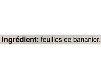 FEUILLE DE BANANE ****