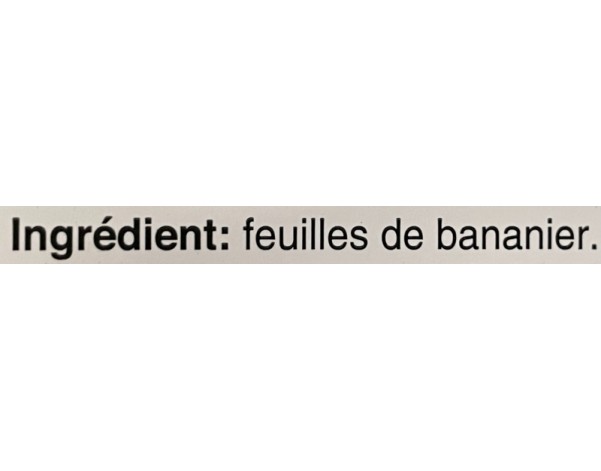 FEUILLE DE BANANE ****