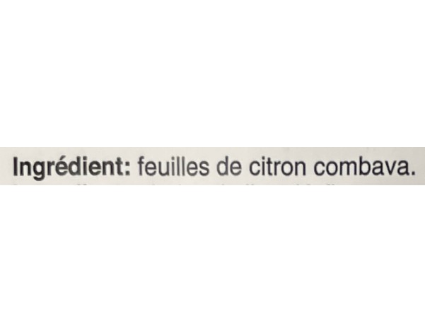 FEUILLE DE CITRON ****
