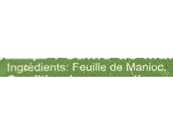 FEUILLE DE MANIOC SAKA-SAKA ****