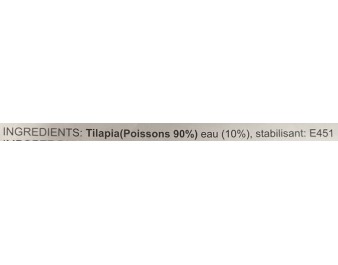 FILET DE TILAPIA ****