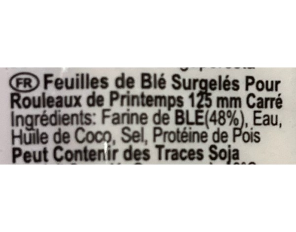 GALETTE DE BLE 125 X 125 MM 50 P. ****