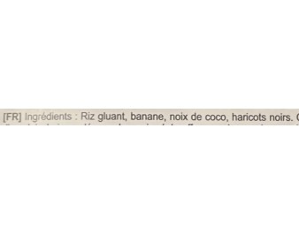 GATEAU AU RIZ GLUANT COCO BANANE ****