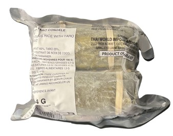 GATEAU DE RIZ GLUANT ET TARO 4 P. ****