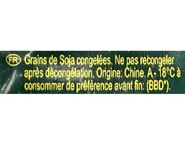 GRAINE DE SOJA ECOSSEE (EDAMAME) ****