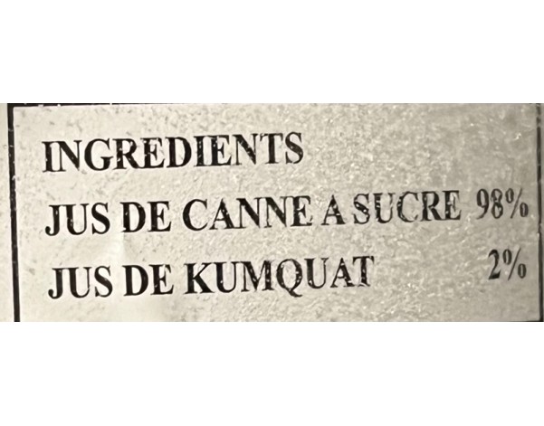 JUS DE CANNE A SUCRE ****
