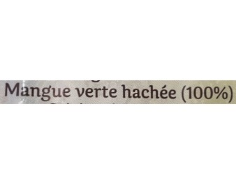 MANGUE VERTE ****