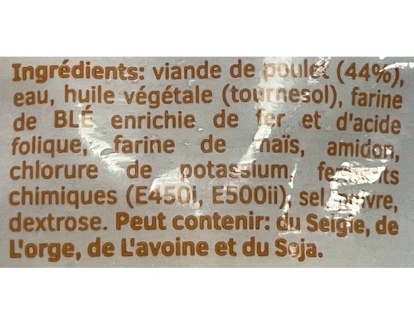 NUGGET DE POULET HALAL ****