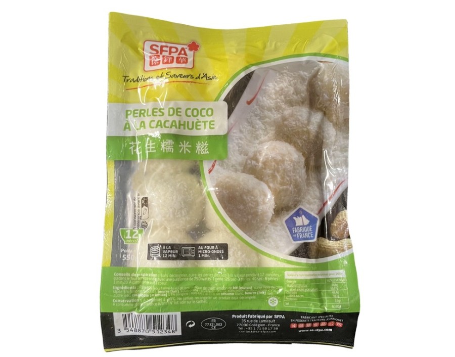 PERLE DE COCO CREME DE CACAHUETE 12 P. ****