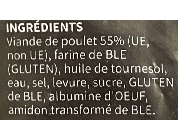 POULET PANE KATSU TORI HALAL 7 P.****
