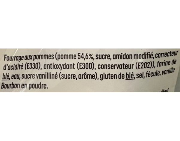 RAVIOLIS A LA POMME 20 P. ****