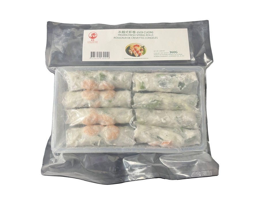 ROULEAUX AUX CREVETTES 8 P. (GOI CUON) ****