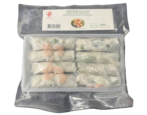 ROULEAUX AUX CREVETTES 8 P. (GOI CUON) ****