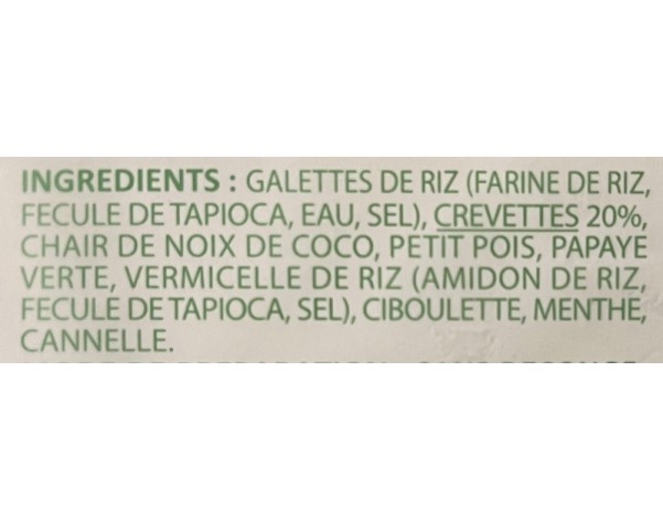 ROULEAUX AUX CREVETTES 8 P. (GOI CUON) ****