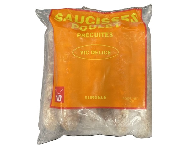 SAUCISSE DE POULET NATURE ****