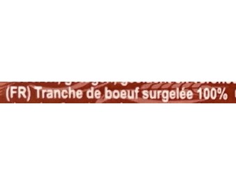 VIANDE DE BOEUF EN TRANCHE ****