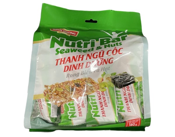 BARRE CERALE NOIX DE CAJOU GRAINE DE COURGE ALGUE
