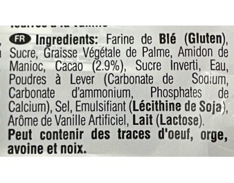 BISCUIT AU CHOCOLAT 48 P.