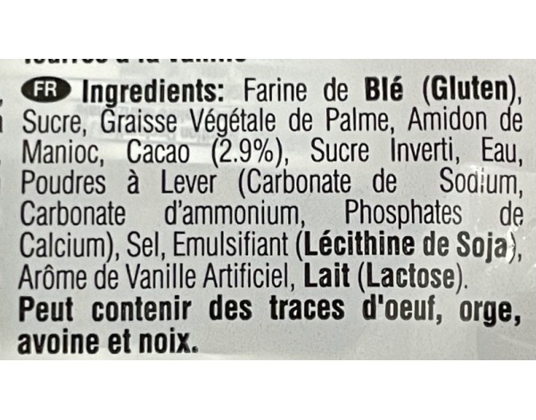 BISCUIT AU CHOCOLAT 48 P.