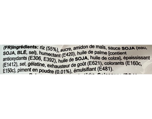 BISCUIT AU RIZ EPICE
