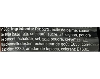 BISCUIT AU RIZ EPICE