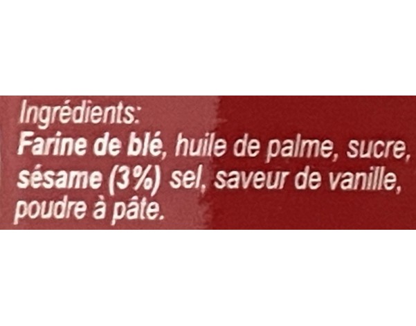 BISCUIT AU SESAME