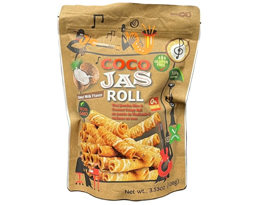 BISCUIT ROULE AU RIZ ET A LA NOIX DE COCO