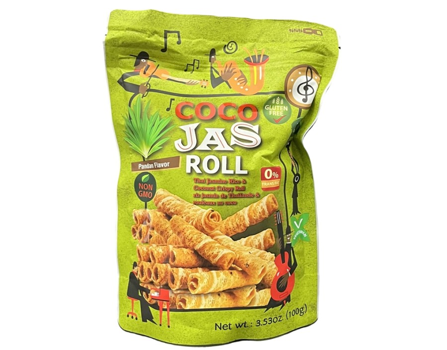 BISCUIT ROULE AU RIZ ET A LA NOIX DE COCO PANDAN