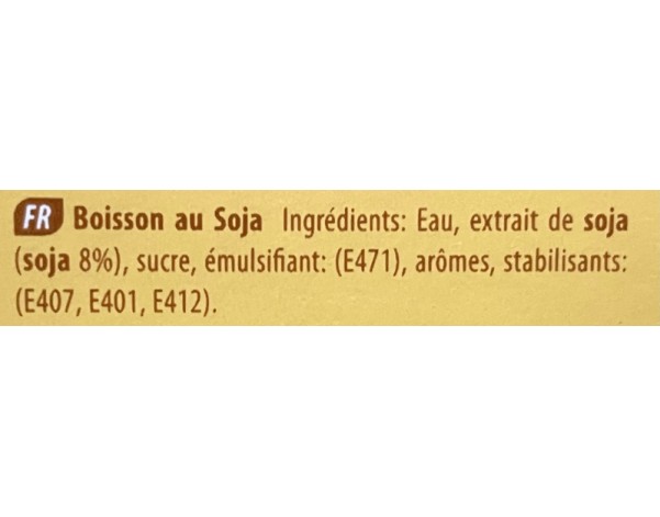 BOISSON AU SOJA