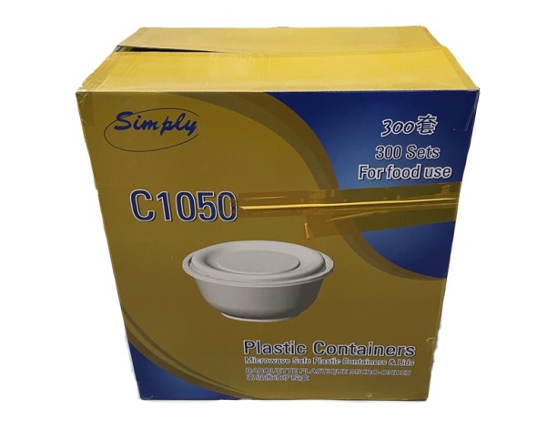 BOL EN PLASTIQUE 175 X 85 MM 1050 ML 300 P.