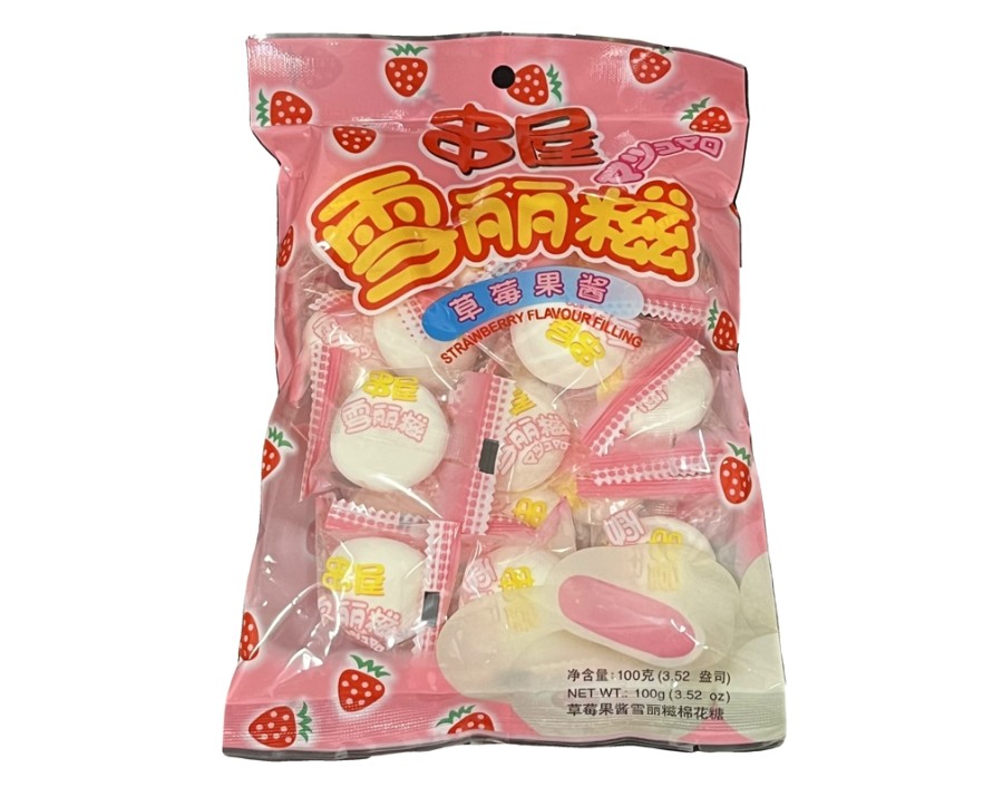 BONBON MARSHMALLOW FRAISE