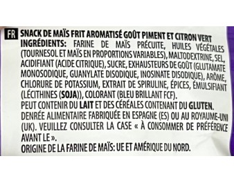 CHIPS AU MAIS BLUE HEAT