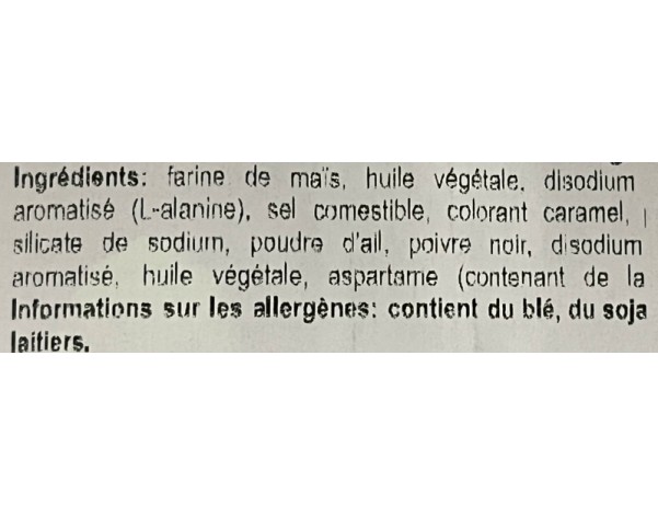 CHIPS AU MAIS GOUT BOEUF