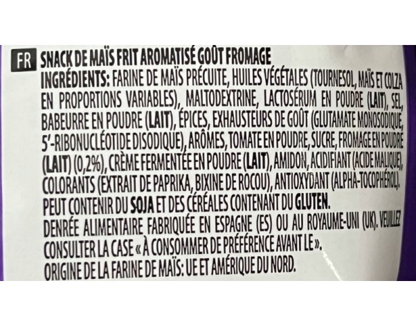 CHIPS AU MAIS INTENSE NACHO