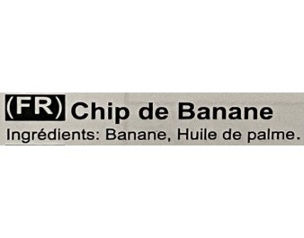 CHIPS DE BANANE