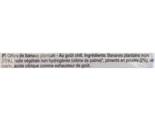 CHIPS DE BANANE PLANTAIN PIMENTEE