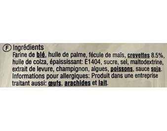 CHIPS DE CREVETTES