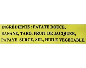 CHIPS DE FRUITS MELANGES